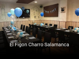 El Figon Charro Salamanca reserva de mesa