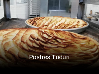 Reserve ahora una mesa en Postres Tuduri