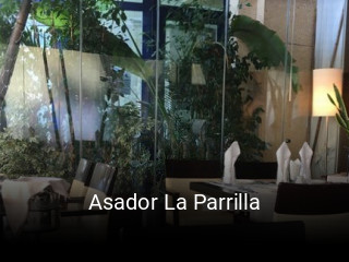 Asador La Parrilla reserva de mesa