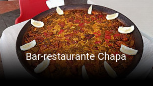 Bar-restaurante Chapa reserva