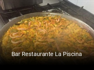 Reserve ahora una mesa en Bar Restaurante La Piscina