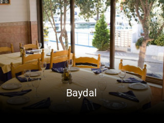 Reserve ahora una mesa en Baydal
