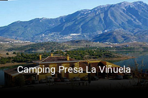 Camping Presa La Viñuela reserva de mesa