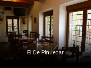 Reserve ahora una mesa en El De Pinuecar