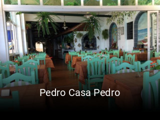 Pedro Casa Pedro reserva de mesa
