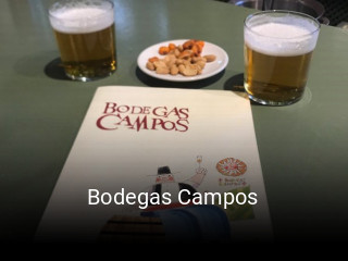 Bodegas Campos reserva de mesa