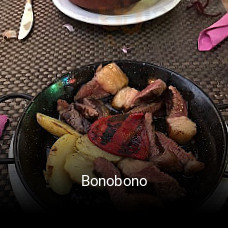 Bonobono reserva de mesa