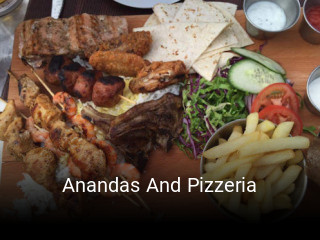 Reserve ahora una mesa en Anandas And Pizzeria