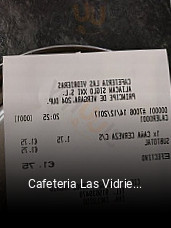 Cafeteria Las Vidrieras reservar mesa