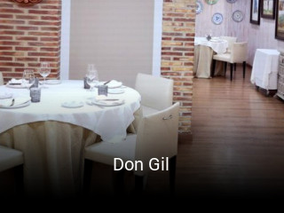 Don Gil reservar en línea