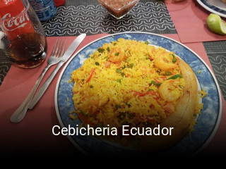 Cebicheria Ecuador reservar mesa