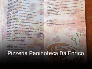 Reserve ahora una mesa en Pizzeria Paninoteca Da Enrico