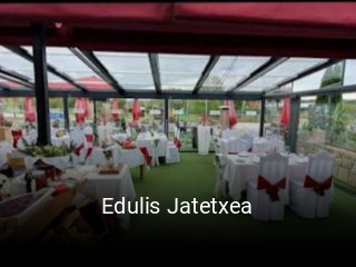 Edulis Jatetxea reservar en línea