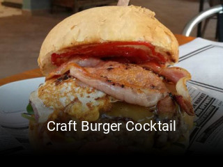 Craft Burger Cocktail reservar en línea