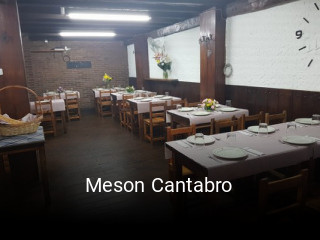 Reserve ahora una mesa en Meson Cantabro