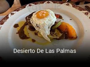 Reserve ahora una mesa en Desierto De Las Palmas