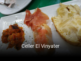 Reserve ahora una mesa en Celler El Vinyater