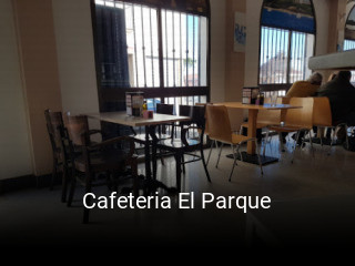 Cafeteria El Parque reservar mesa