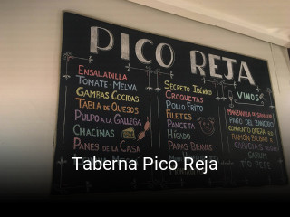 Taberna Pico Reja reservar mesa