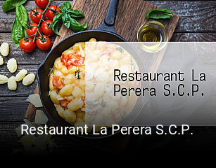 Restaurant La Perera S.C.P. reservar en línea