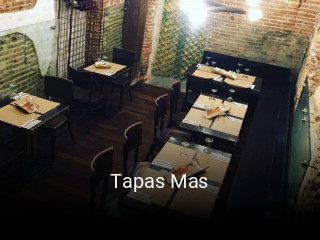 Reserve ahora una mesa en Tapas Mas