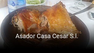 Reserve ahora una mesa en Asador Casa Cesar S.l.