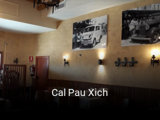 Cal Pau Xich reserva de mesa