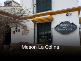 Reserve ahora una mesa en Meson La Colina