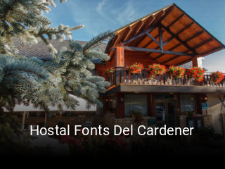 Hostal Fonts Del Cardener reserva