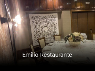 Reserve ahora una mesa en Emilio Restaurante