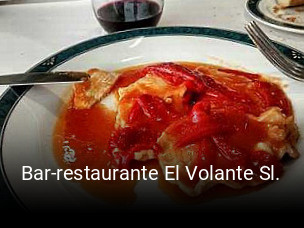 Bar-restaurante El Volante Sl. reservar mesa