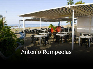 Antonio Rompeolas reserva de mesa