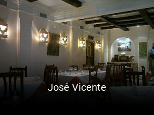 José Vicente reservar mesa