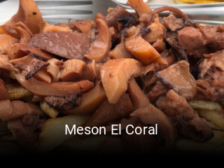 Reserve ahora una mesa en Meson El Coral