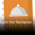 Solric Bar Restaurante reserva de mesa