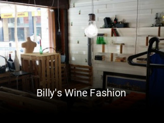 Billy's Wine Fashion reserva de mesa