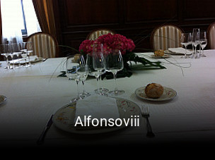 Reserve ahora una mesa en Alfonsoviii