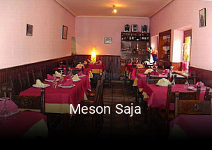 Reserve ahora una mesa en Meson Saja