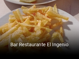 Bar Restaurante El Ingenio reserva de mesa