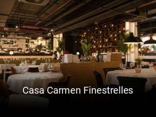 Casa Carmen Finestrelles reservar mesa