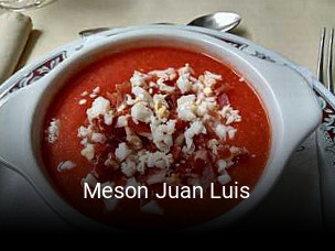 Reserve ahora una mesa en Meson Juan Luis