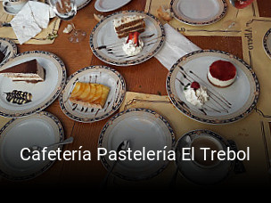 Cafetería Pastelería El Trebol reserva de mesa