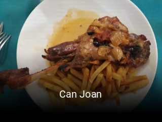 Can Joan reservar mesa