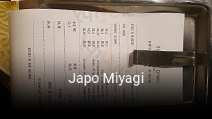 Japo Miyagi reserva de mesa