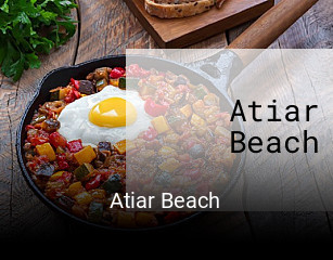 Reserve ahora una mesa en Atiar Beach