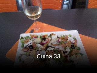 Reserve ahora una mesa en Cuina 33
