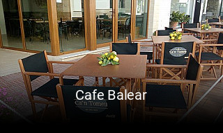 Cafe Balear reservar mesa