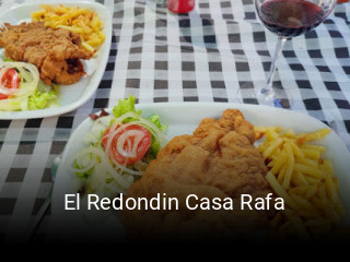 Reserve ahora una mesa en El Redondin Casa Rafa