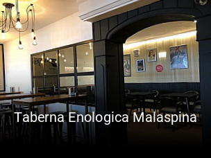 Reserve ahora una mesa en Taberna Enologica Malaspina