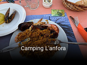 Reserve ahora una mesa en Camping L'anfora